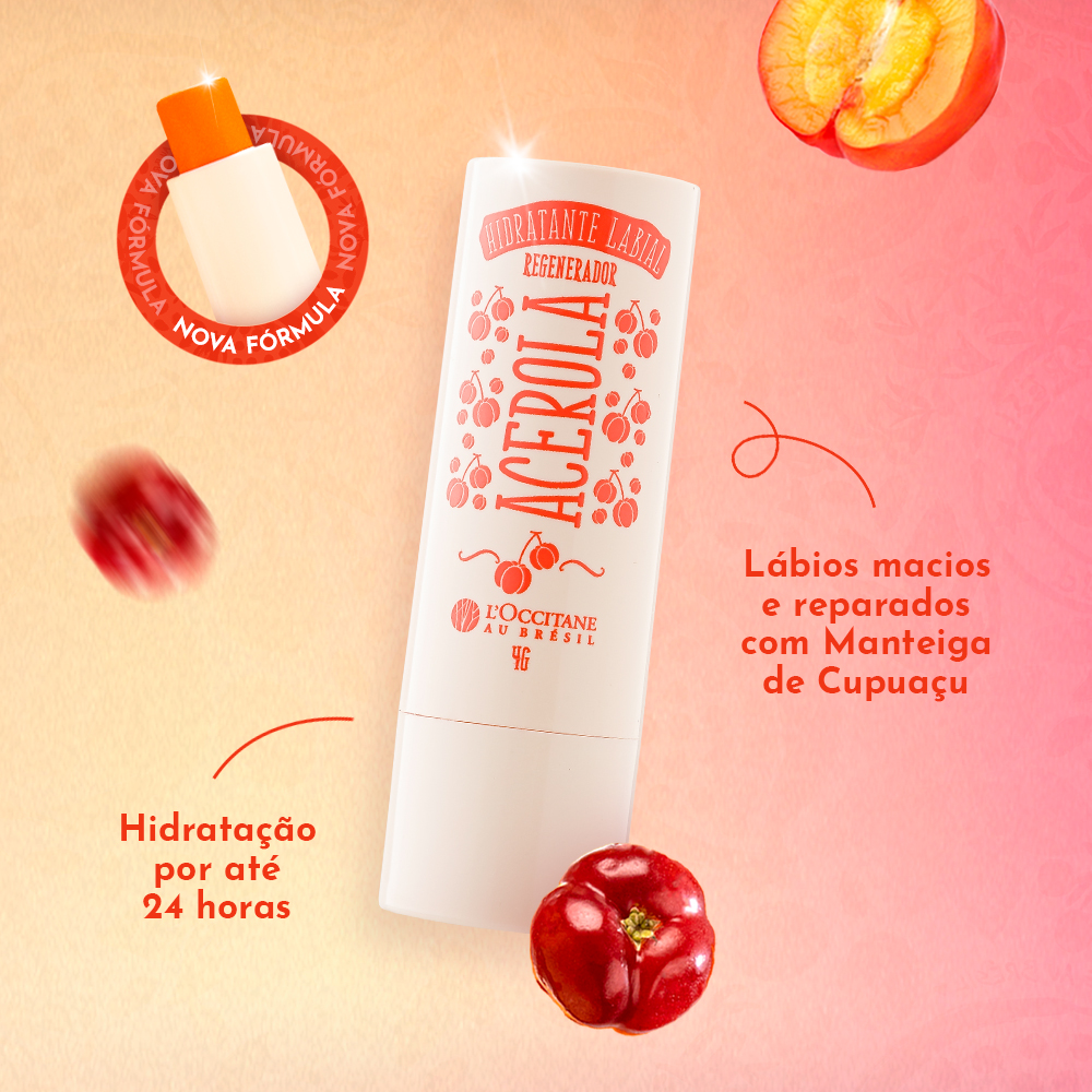 Hidratante Labial Regenerador Acerola 4g, ,  large image number 1